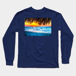 Caribbean Sunset Varadero Beach Cuba Long Sleeve T-Shirt